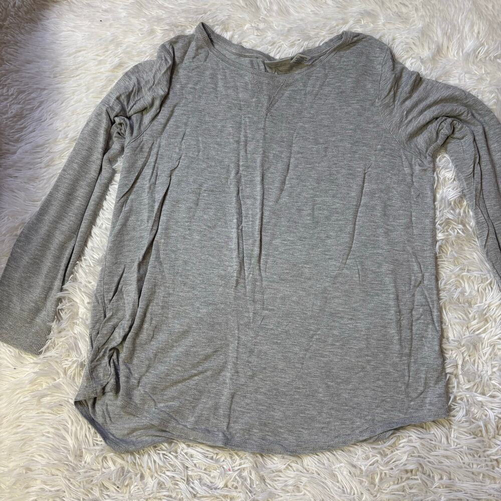 Max studio sleepwear women’s gray XL pullover long sleeve